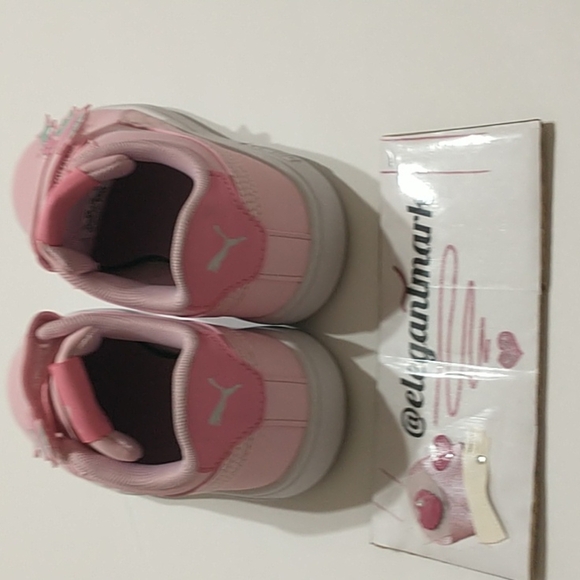 puma smash v2 unicorns pink Toddler shoes Size 11C - Picture 3 of 7